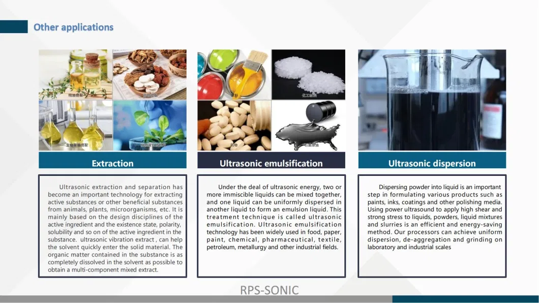 Highly Quality Ultrasonic Extraction Machine for Corn Oil Extract