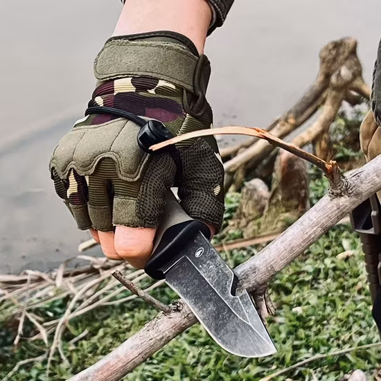 Cuchillo plegable dentado